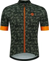 Rogelli Rubik - Maillot de cyclisme manches courtes - Homme - Taille L - Vert, Oranje