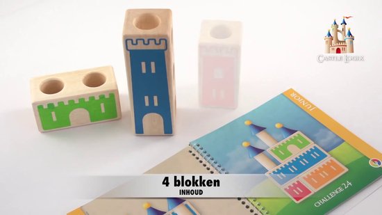 Smart Games | Premium Wood Blocks - Castle Logix