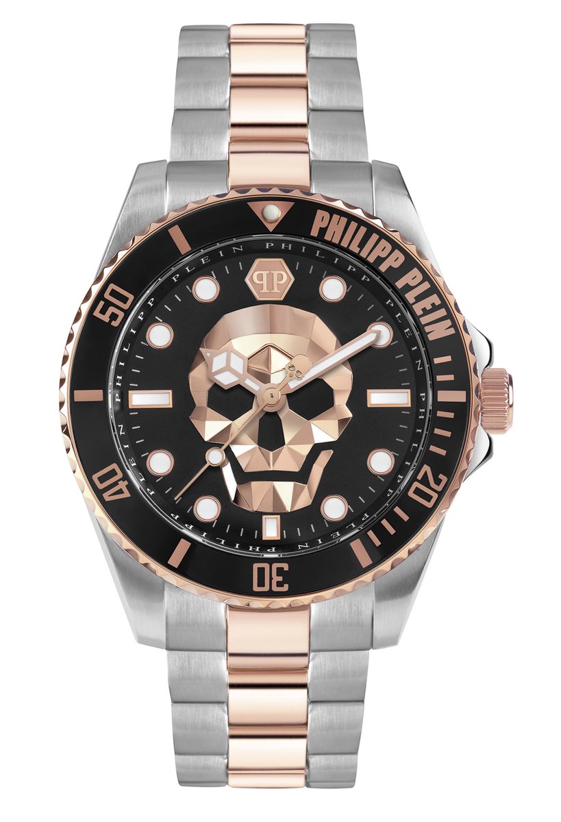 Philipp Plein The $Kull Diver PWOAA0822 Horloge - Staal - Multi - Ø 44 mm