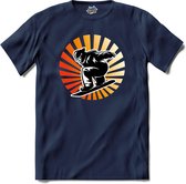 Snowboarden To The Limited | Snowboard - Bier - Winter sport - T-Shirt - Unisex - Navy Blue - Maat 4XL