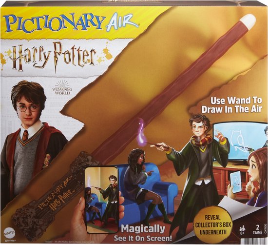 Gezelschapsspel: Pictionary Air Harry Potter - Actiespel, uitgegeven door Mattel Games
