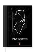 Notitieboek - Schrijfboek - Racing - Engeland - Racebaan - Circuit - Silverstone - Zwart - Notitieboekje klein - A5 formaat - Schrijfblok