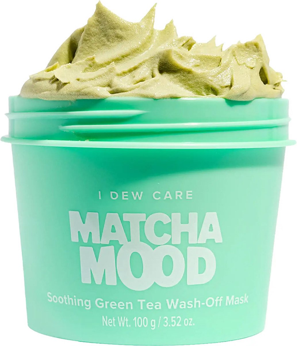 I Dew Care Matcha Mood Soothing Green Tea Wash-Off Mask