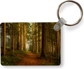 Sleutelhanger - Bos - Natuur - Bomen - Landschap - Bladeren - Uitdeelcadeautjes - Plastic