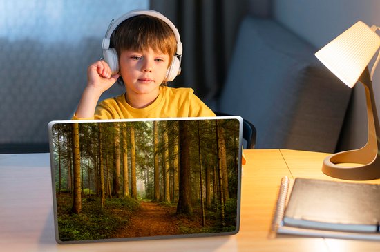 Autocollant pour ordinateur portable - 13,3 pouces - Forêt - Nature - Arbres - Paysage - Feuilles - 31x22,5 cm - Autocollants pour ordinateur portable - Skin pour ordinateur portable - Housse