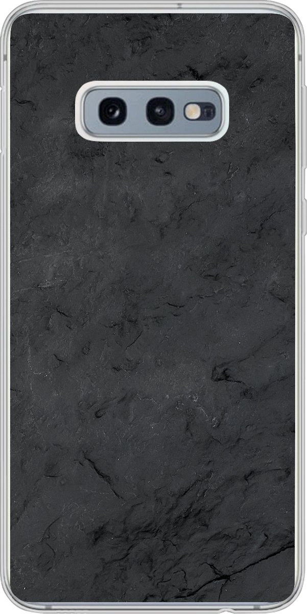 Telefoonhoesje Geschikt voor Samsung Galaxy S10e hoesje - Grijs - Cement - Beton print - Industrieel - Structuur - Siliconen Telefoonhoesje Telefoonhoesje