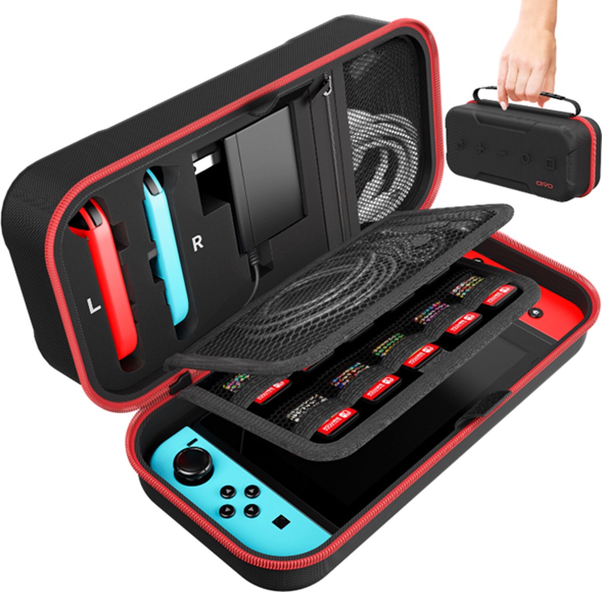 Nintendo Switch Hoes Hard Cover Hoesje Siliconen Case Accessoires Beschermhoes