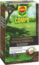 COMPO Gazonzaad Schaduwgazon - voor schaduwrijke gazons - snelle kieming - doos 1 kg (50 m²)