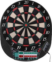 Physionics® Elektronisch dartbord - met digitale LED-score, Ø 13,5 in doelgebied, 12 darts, 28 spelmodi & 167 spelvariaties - Gezelschapsspellen voor vrije tijd