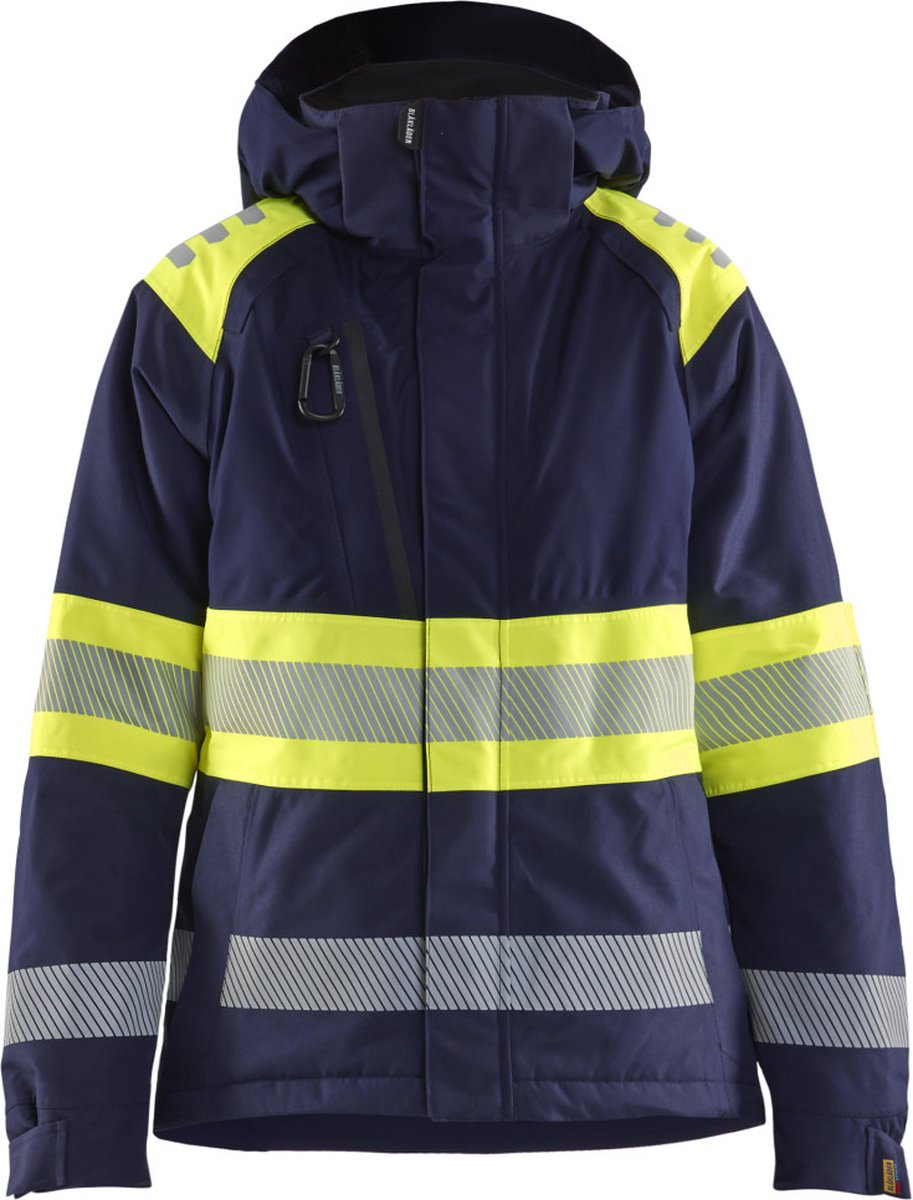 Blaklader 4470-1977 Dames Winterjas High Vis Marine/High Vis Geel