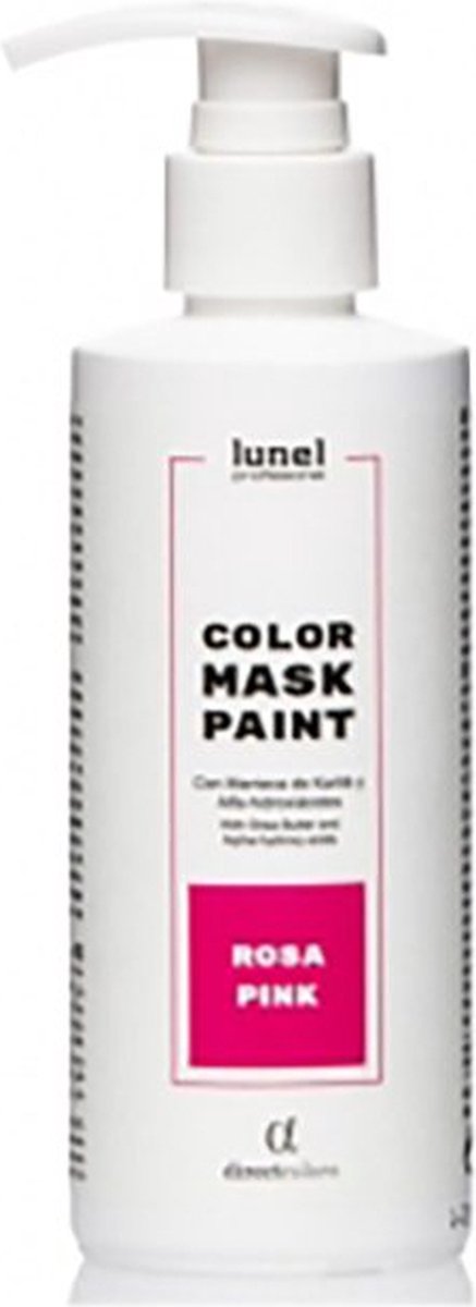 Lunel Kleur haarmasker ROZE haar verf, 200ml