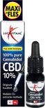 Maxi fles Lucovitaal CBD 10% 100% pure Cannabidiol, CO2 extractie methode, 30 ML.