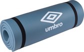 Bol.com Umbro Yoga Mat - 190 x 58 x 1 CM - met Transport Band - Extra Soft en 1 CM Dik - Anti-Slip Fitness Mat - Blauw aanbieding