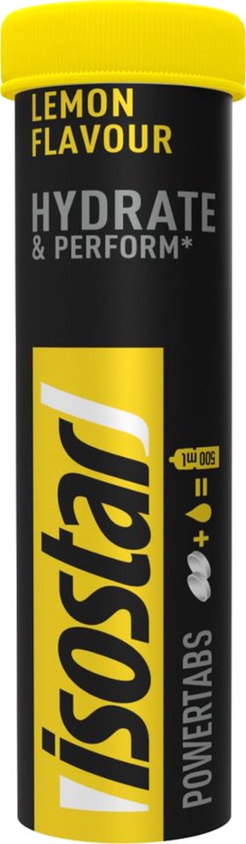Isostar Hydrate & Perform - Powertabs - Citroen - 6 x 500 ml van Merkloos — afbeelding 2