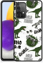 Dierenprint Telefoonhoesje geschikt voor Samsung Galaxy A72 (5G/4G) Dinosaurus