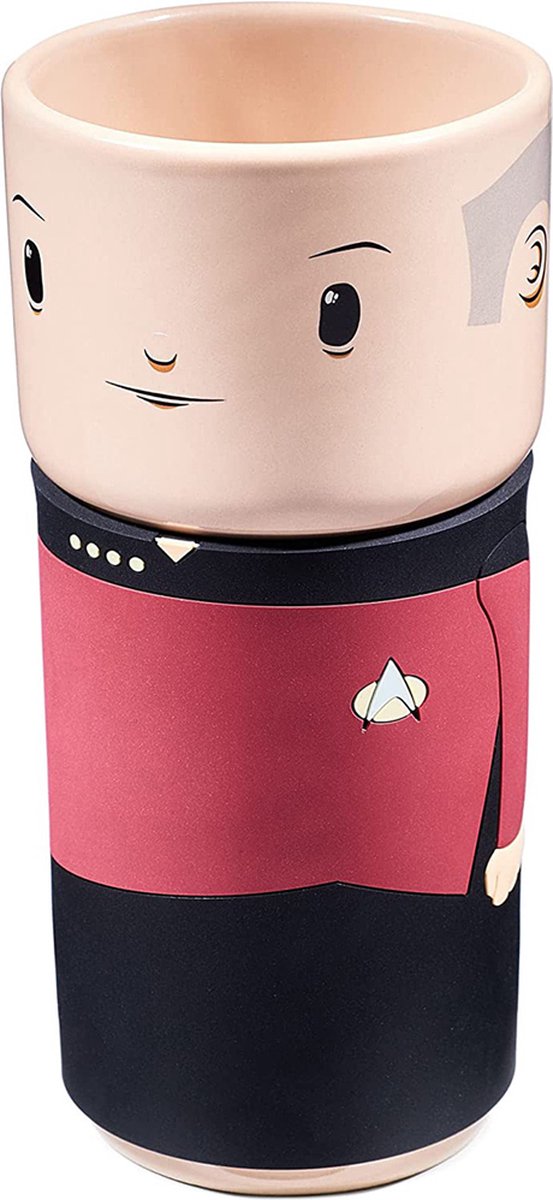 Star Trek - Jean-Luc Picard Coscup Herbruikbare Thermo Mok