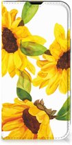 Smart Cover Geschikt voor iPhone 14 Zonnebloemen