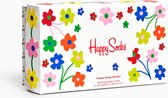 Happy Socks Flower Socks Gift Set (3-pack) - gekleurde bloemenzee - Unisex - Maat: 41-46