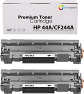 2 stuks Huismerk HP 44A (CF244A) toners - Alternatief voor HP LaserJet Pro M15, M15a, M15w, M17, M28, M28a, M28w - Zwart