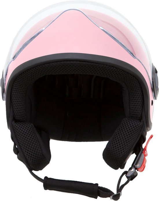 helm scooter blauw kenteken