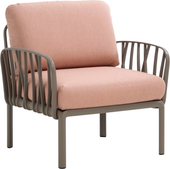Komodo 5 Piece Modular Lounge Set - Tortora/Rosa Quarzo