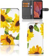 Hoesje geschikt voor Samsung Galaxy Xcover 5 Zonnebloemen