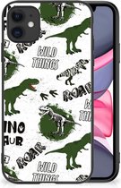 Dierenprint Telefoonhoesje Geschikt voor iPhone 11 Dinosaurus