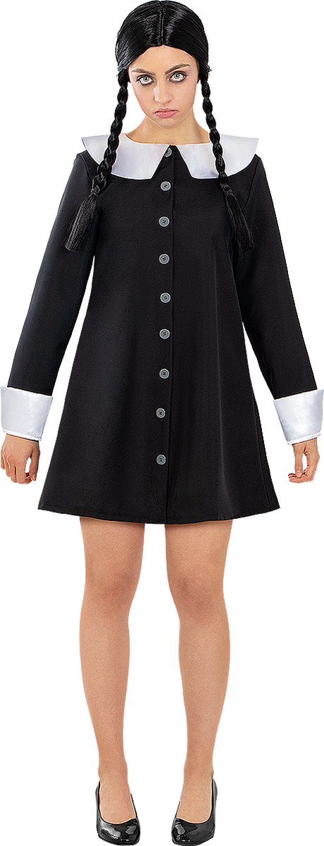 FUNIDELIA Wednesday Addams Kostuum - the Addams Family - Maat: XXL