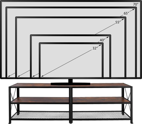 Punt Stockholm TV design lowboard met pootjes of hangend
