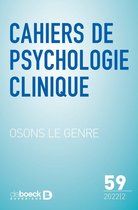 Cahiers de psychologie clinique n° 59