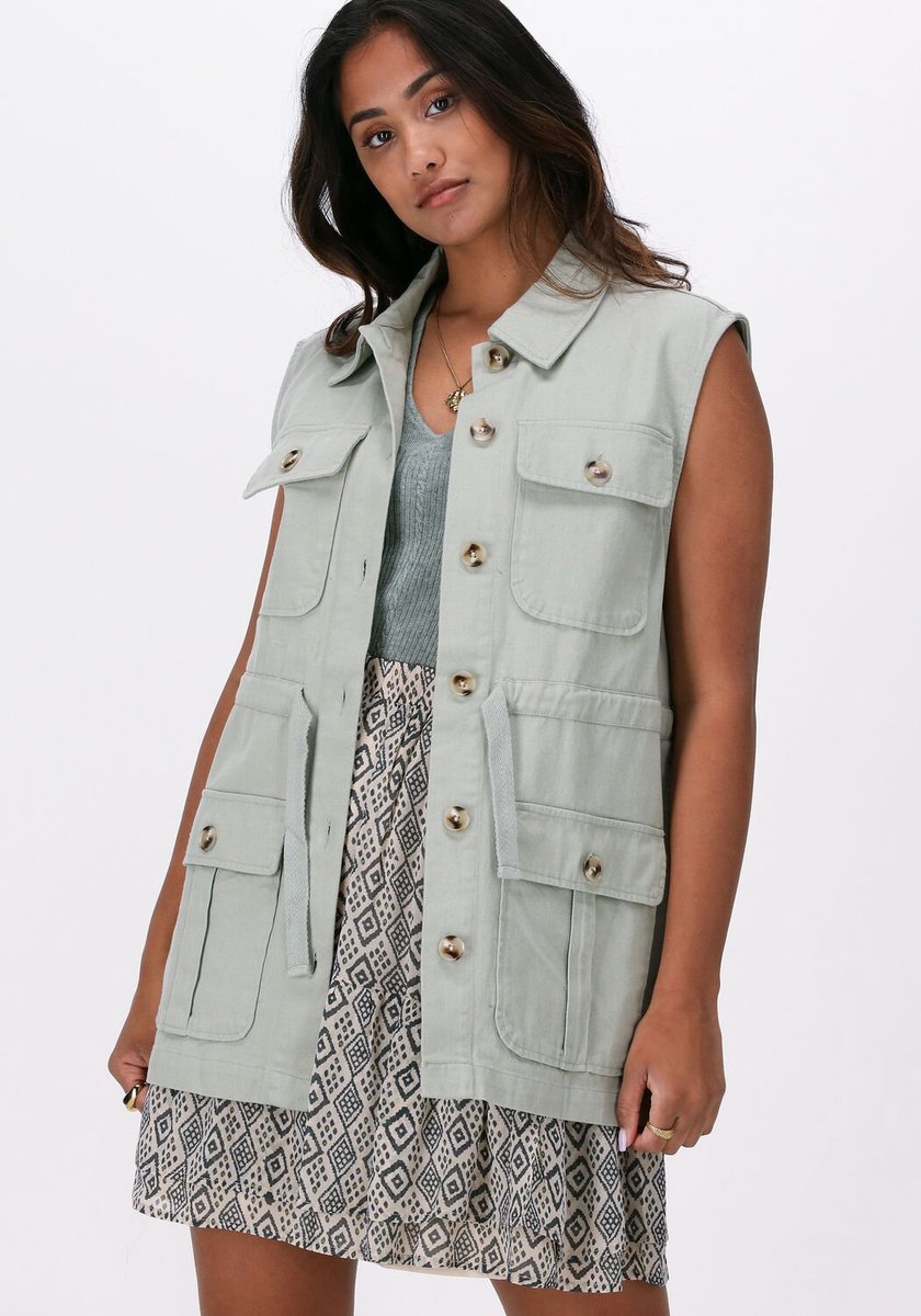 MSCH Copenhagen Jolina Waistcoat Blazers Dames - Groen - Maat S