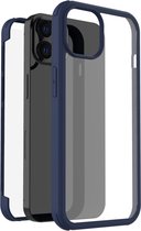 Accezz Hoesje Geschikt voor iPhone 14 Pro Hoesje - Accezz 360° Full Protective Cover - Blauw