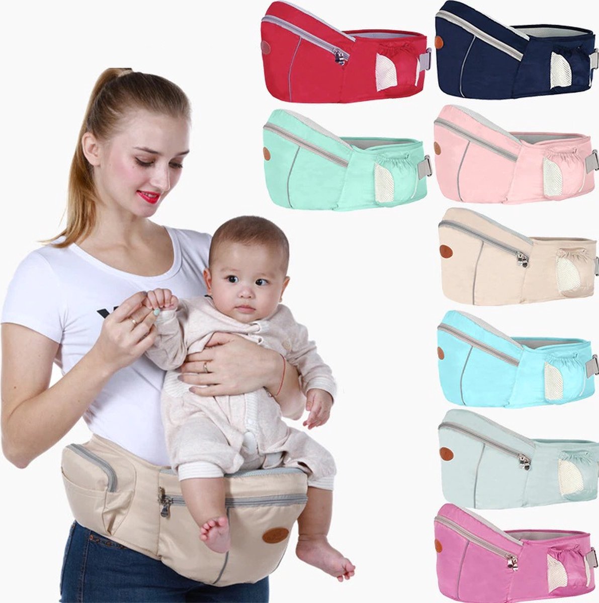 Ergobaby Upsie Sling Baby heupdrager, ergonomische heupdrager voor baby