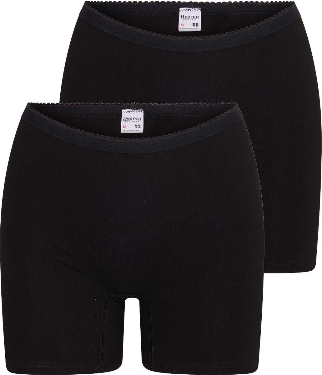 Beeren 2 pak Dames Boxershort Softly Lange Pijpjes XXL Zwart 