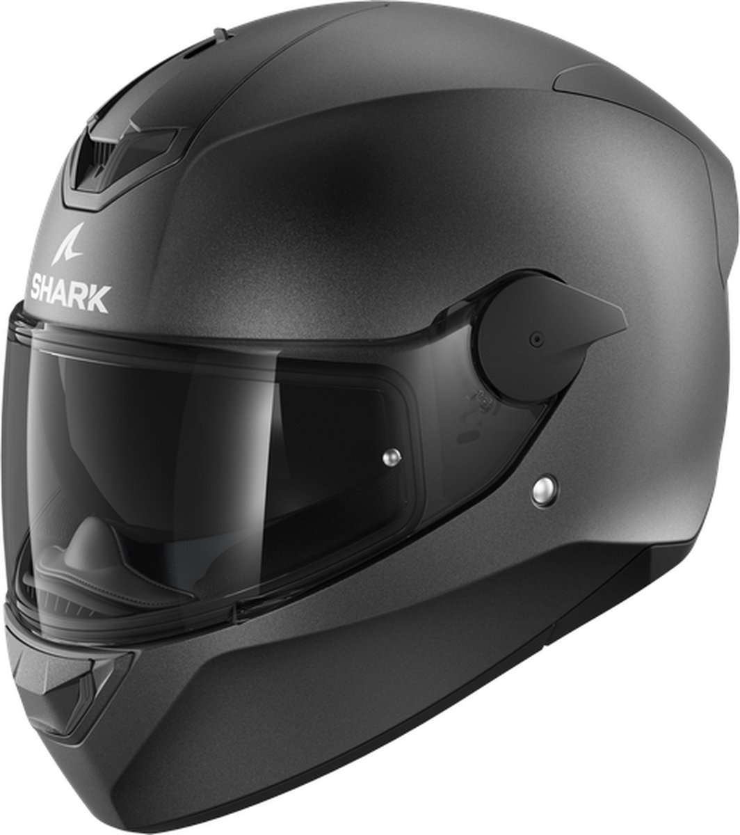 Shark D-Skwal 2 Blank Mat Gun Metaal Mat A06 Integraalhelm L