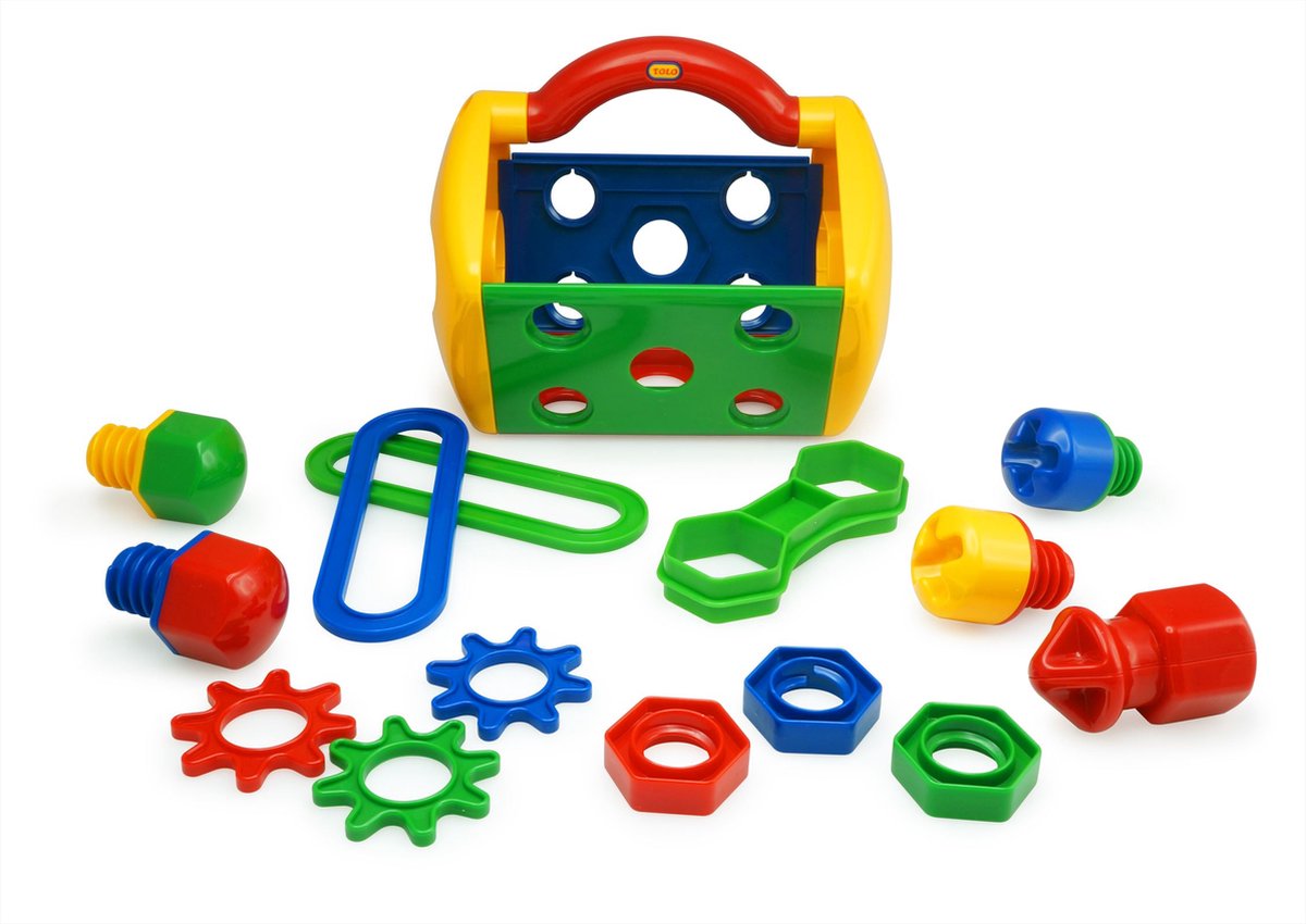 Smoby Spidey Auto in Gereedschapskist, 18dlg. ... | Speelgoed