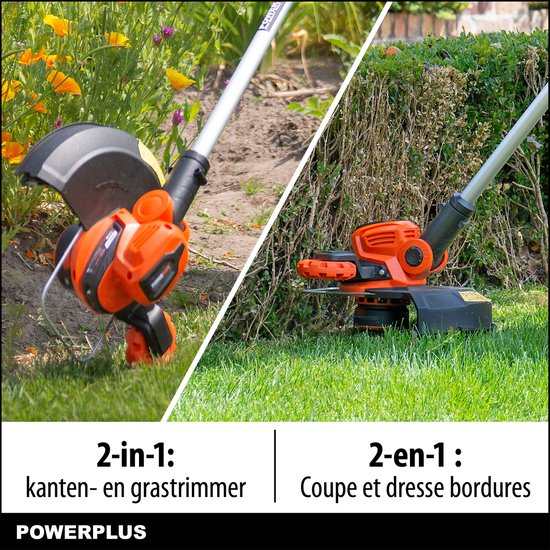 Powerplus Dual Power POWDPG7546 Accu grastrimmer - 40V - Snijbreedte 300mm - Telescopisch - Excl. accu en lader - Grastrimmer voor tuin, gazon en oprit van Powerplus — afbeelding 3