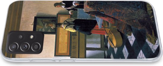 Convient pour Samsung Galaxy A53 5G - La leçon de musique - Johannes Vermeer - Étui de téléphone en Siliconen