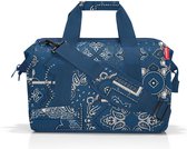 Reisenthel Allrounder M Travel Bag Sac de sport - 18L - Bandana Frame Blauw