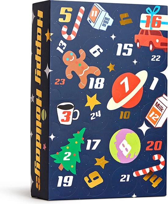 Happy Socks – Sokken Adventskalender – 24-Pack