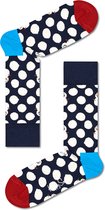 Happy Socks Big Dot Snowman Sock - blauw - Unisex - Maat: 41-46