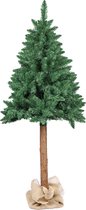 Bol.com Kunstkerstboom 160 cm - spar met houten stam aanbieding
