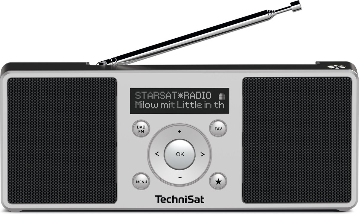 TechniSat DIGITRADIO 1 S Draagbaar Analoog & digitaal Zwart, Zilver