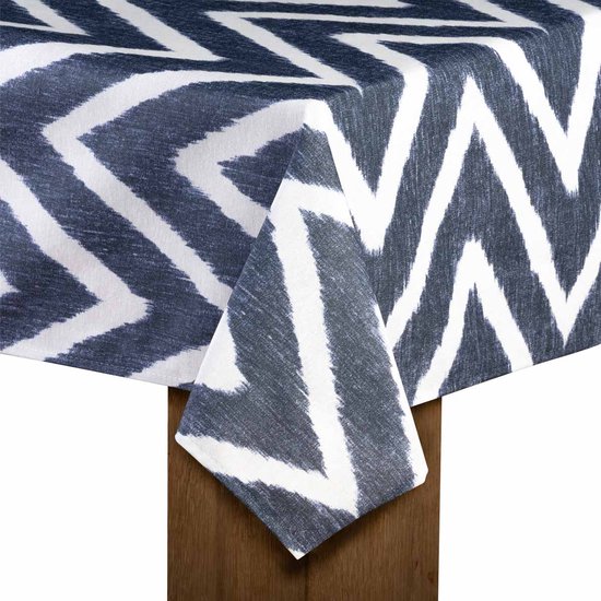 Douceur d'intérieur 1720207 Effen tafelkleed van polyester 140 x 250 cm Essential gray (grijs