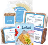 Protiplan | Mix Brood & Crackers | 6 x Protiplan Brood & Crackers | Koolhydraatarm Brood | Eiwitrijke voeding | Koolhydraatarme Crackers | Afvallen met gezond en lekker eten!