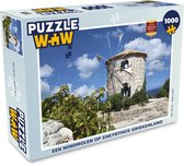 Puzzel Een windmolen op Zakynthos Griekenland - Legpuzzel - Puzzel 1000 stukjes volwassenen