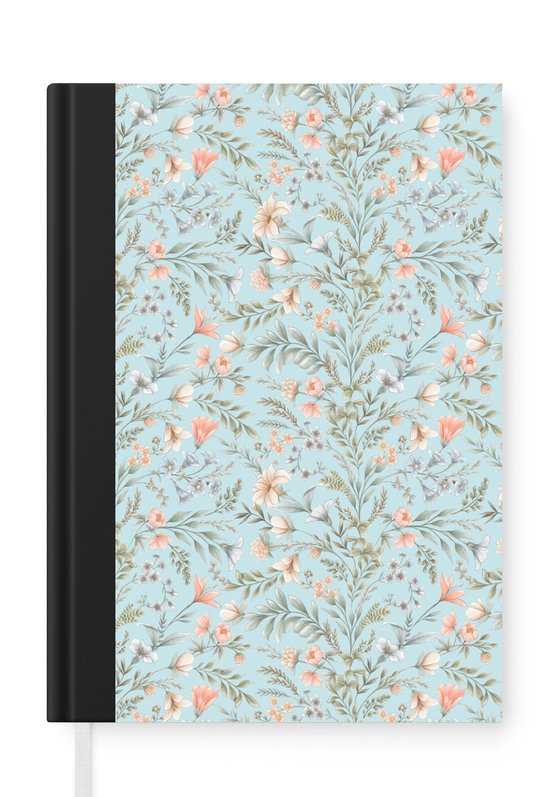 Carnet - Carnet d'écriture - Vintage - Plantes - Fleurs - Carnet - Format A5 - Bloc-notes