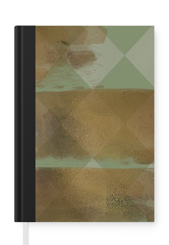 Carnet - Carnet d'écriture - Motifs - Luxe - Or - Bloc - Carnet - Format A5 - Bloc-notes