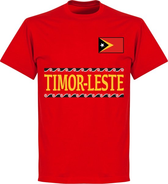 Foto: Timor leste team t shirt rood xl