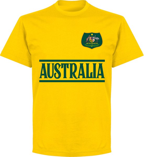 Australië Team T-Shirt - Geel - Kinderen - 98